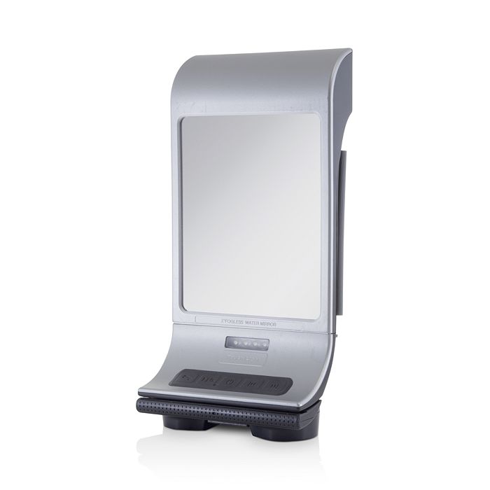 Zadro Fogless Led Lighted Bluetooth Enabled Water Mirror With Touch Led Lighted Panel In Silver