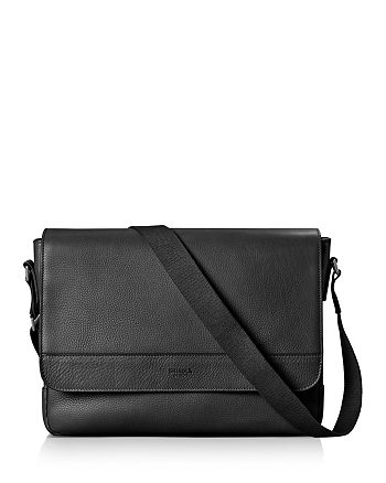 Shinola Signature Leather Slim Messenger Bag | Bloomingdale's