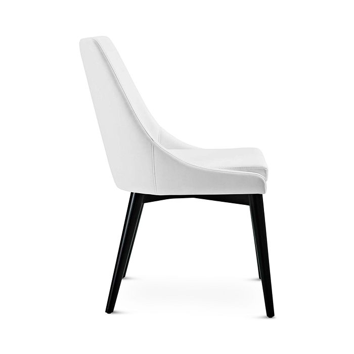 Shop Modway Viscount Vinyl Dining Chair In White