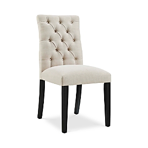 Modway Duchess Fabric Dining Chair In Beige