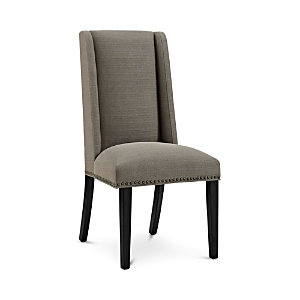 Modway Baron Fabric Dining Chair In Granite
