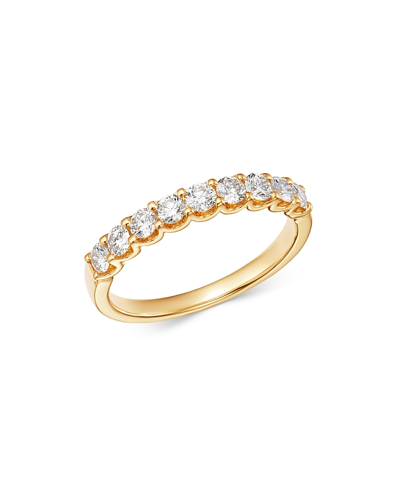 Bloomingdale's Fine Collection Diamond 9-Stone Classic Band in 14K Yellow Gold, 0.60 tcw