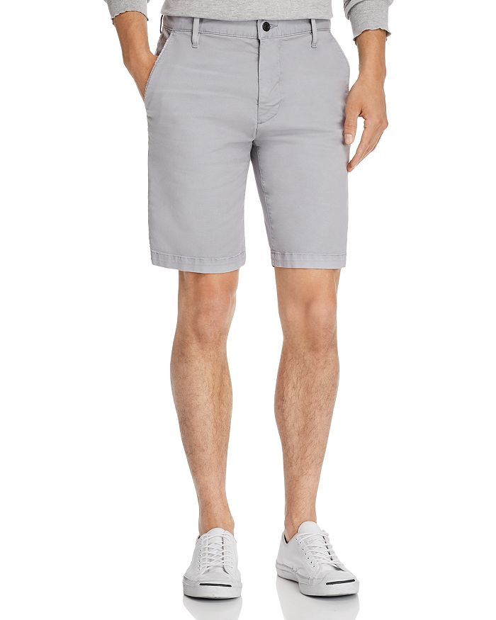 7 For All Mankind Slim Fit Chino Shorts In Stone