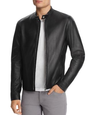 theory leather jacket mens