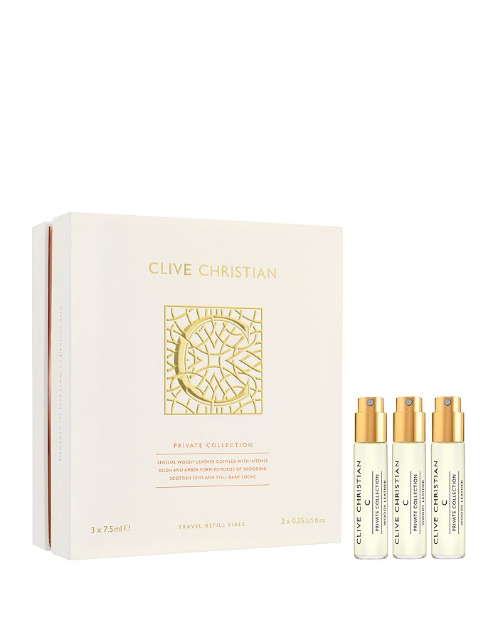 CLIVE CHRISTIAN PRIVATE COLLECTION C MASCULINE TRAVEL REFILL VIAL SET,CC-CP7-5M01