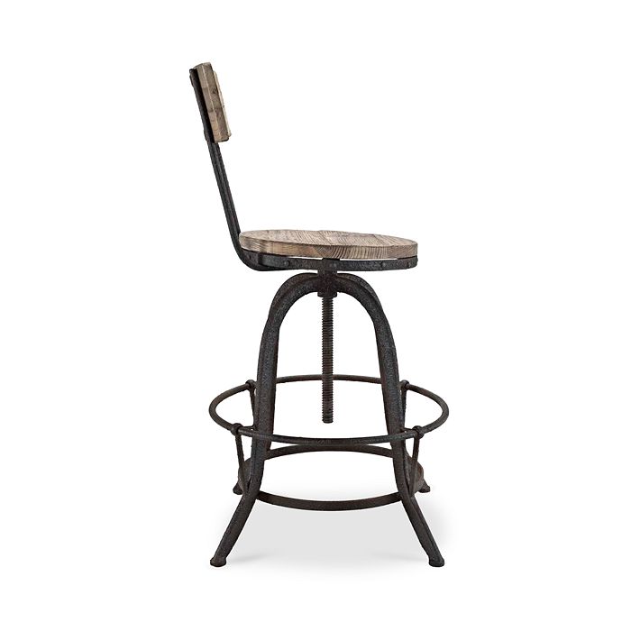 Modway Procure Wood Bar Stool In Brown