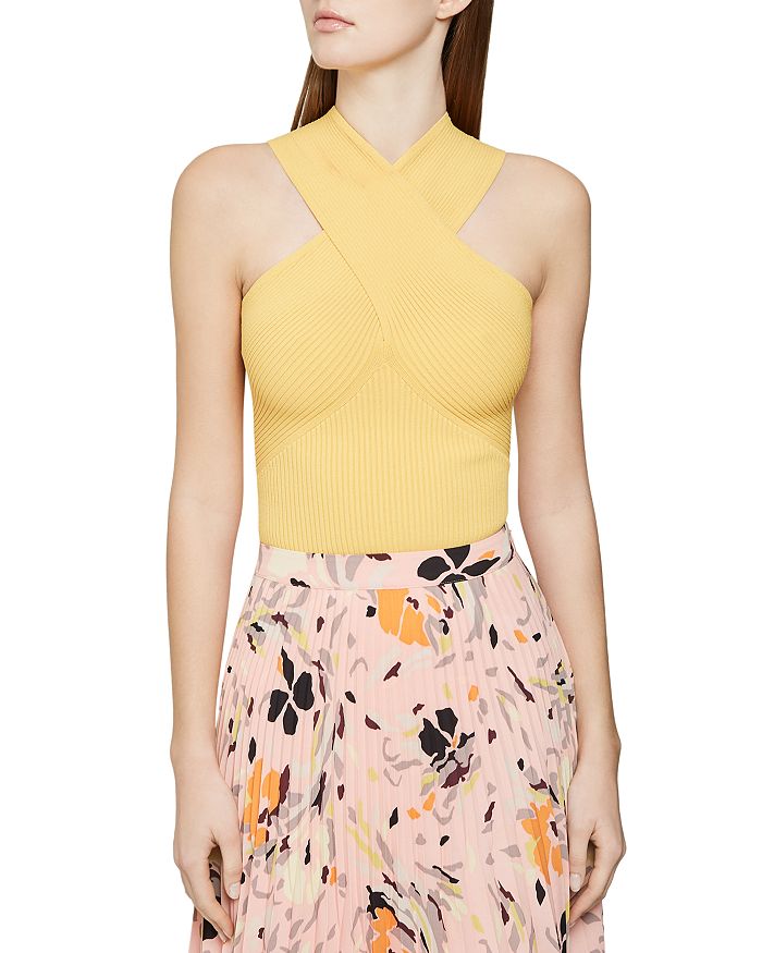 Reiss shop yellow top