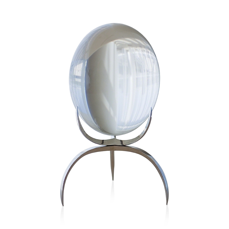 Global Views Clearlight Orb Sculpture