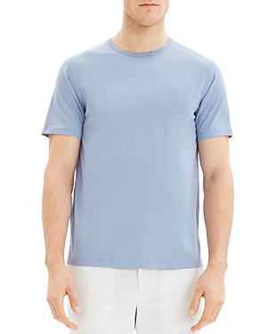 Theory Men's Precise Luxe Cotton Short-sleeve Tee In Wave