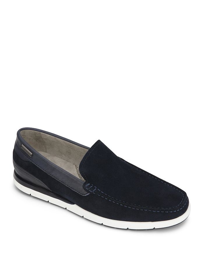 Kenneth Cole Men's Jamey Suede Slip-on Loafers In Navy