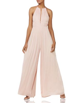halston heritage wide leg jumpsuit