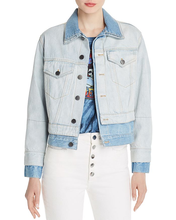 Alice and olivia sales denim jacket