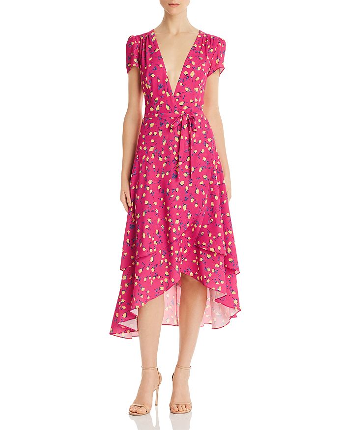 Betsey Johnson Floral Faux-Wrap Dress | Bloomingdale's