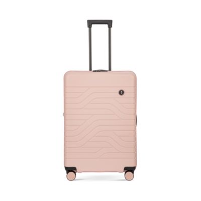 pink designer luggage