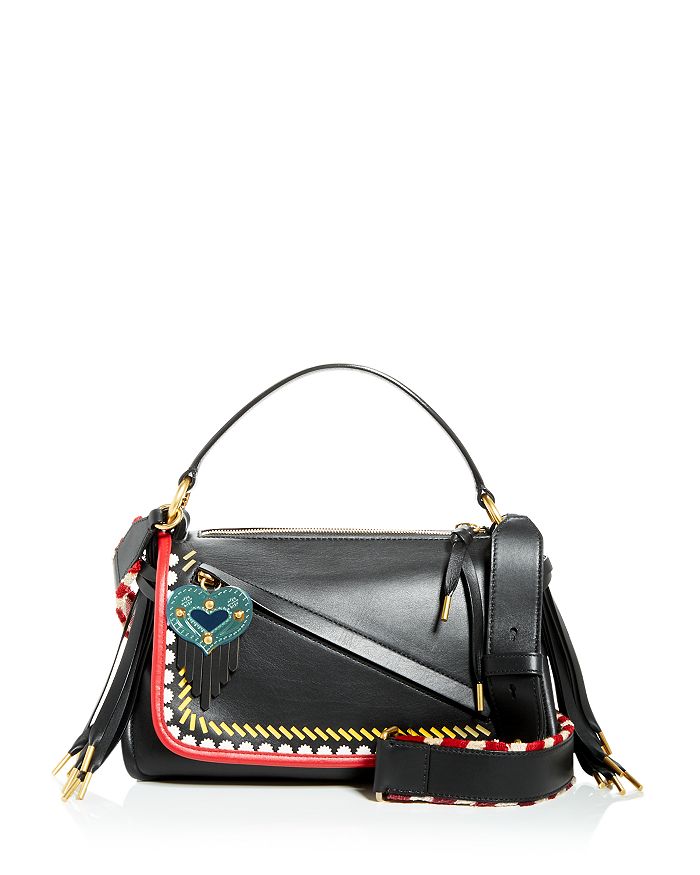 Bally Kyrah Embellished Leather Shoulder Bag | Bloomingdale's