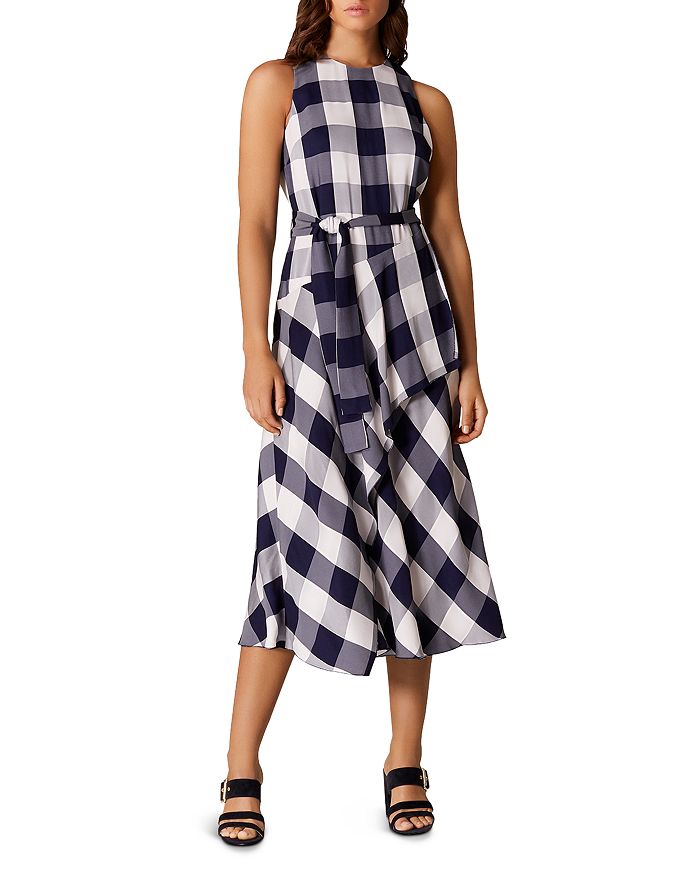 Karen millen gingham new arrivals dress