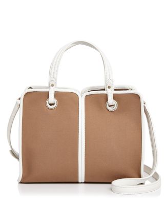 kate spade new york Sam Medium Canvas Plunge Satchel | Bloomingdale's