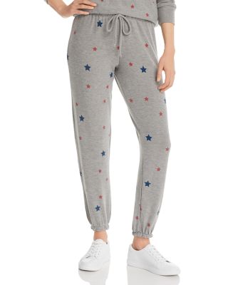 star print sweatpants