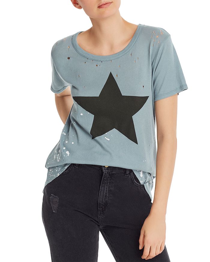 Chaser Star Grahpic Tee In Seagrass