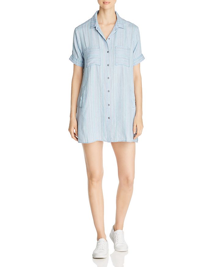 Billy T Striped Chambray Mini Dress | Bloomingdale's