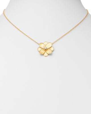 18K Yellow Gold Petali Pendant Necklace, 16.5&amp;quot;