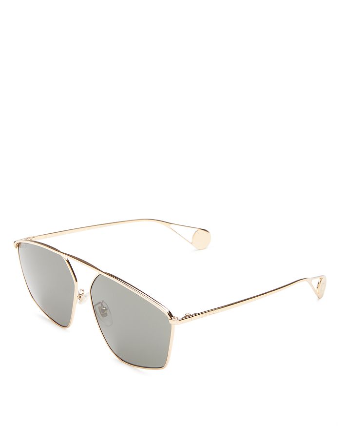 Gucci Women's Brow Bar Square Sunglasses, 60mm Bloomingdale's