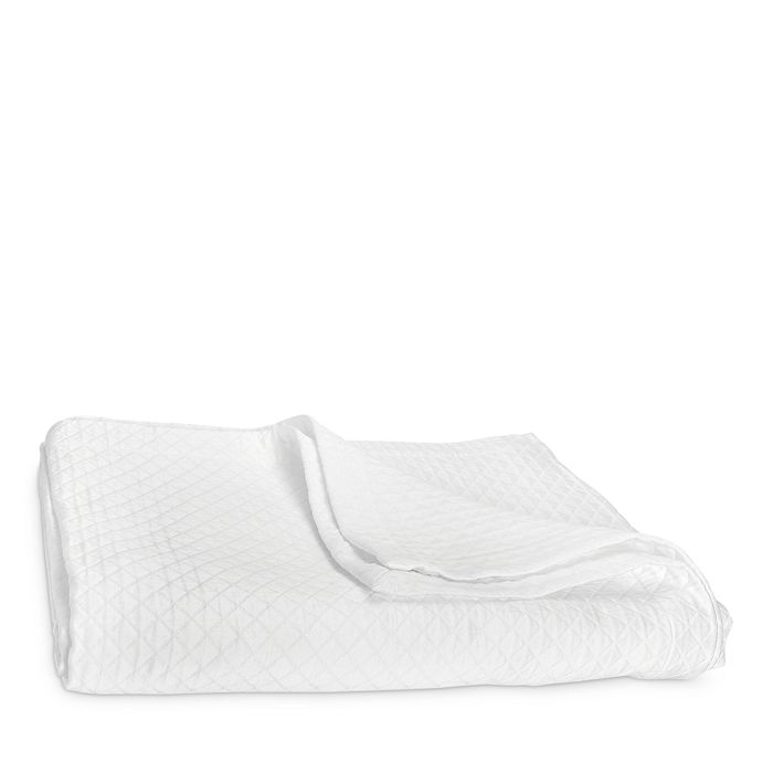 Matouk Nadia Coverlet, Full/queen In White