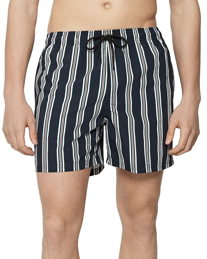 REISS Gundy Stripe Swim Shorts | Bloomingdale's