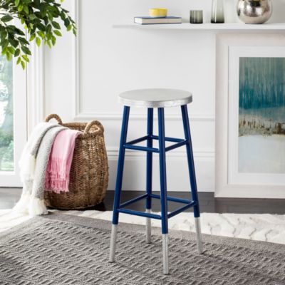 Kenzie 30&amp;quot; Silver Dipped Barstool
