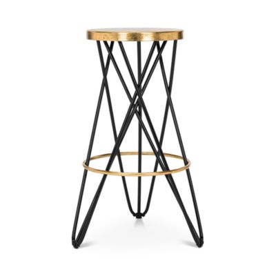 Lorna Gold Leaf Barstool