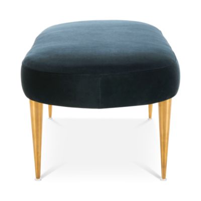 Corinne Velvet Oval Bench