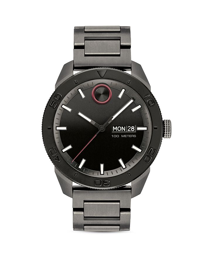 Movado Bold Watch, 43.5mm In Black