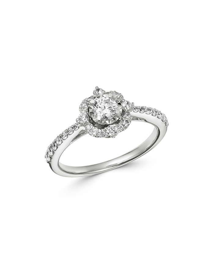 Bloomingdale's Diamond Engagement Ring In 14k White Gold, 0.60 Ct. T.w. - 100% Exclusive