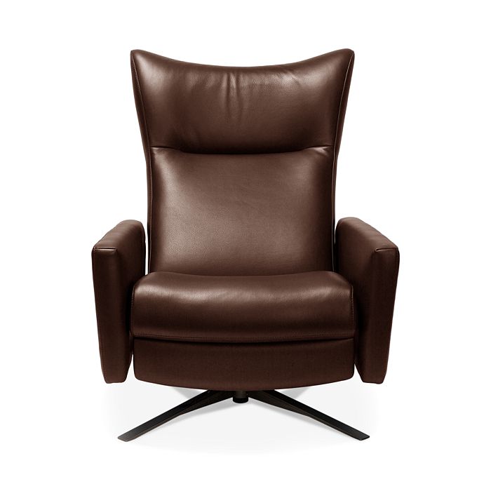 American Leather Stratus Comfort Air Chair In Bison Tobacco