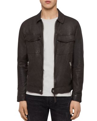 zara faux leather bomber