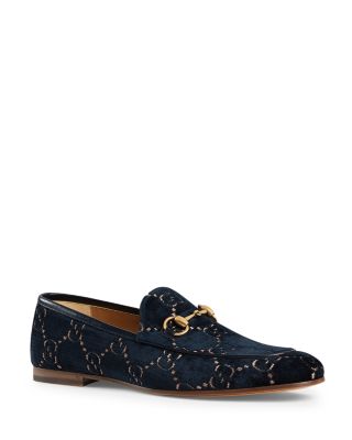 gucci velvet loafers