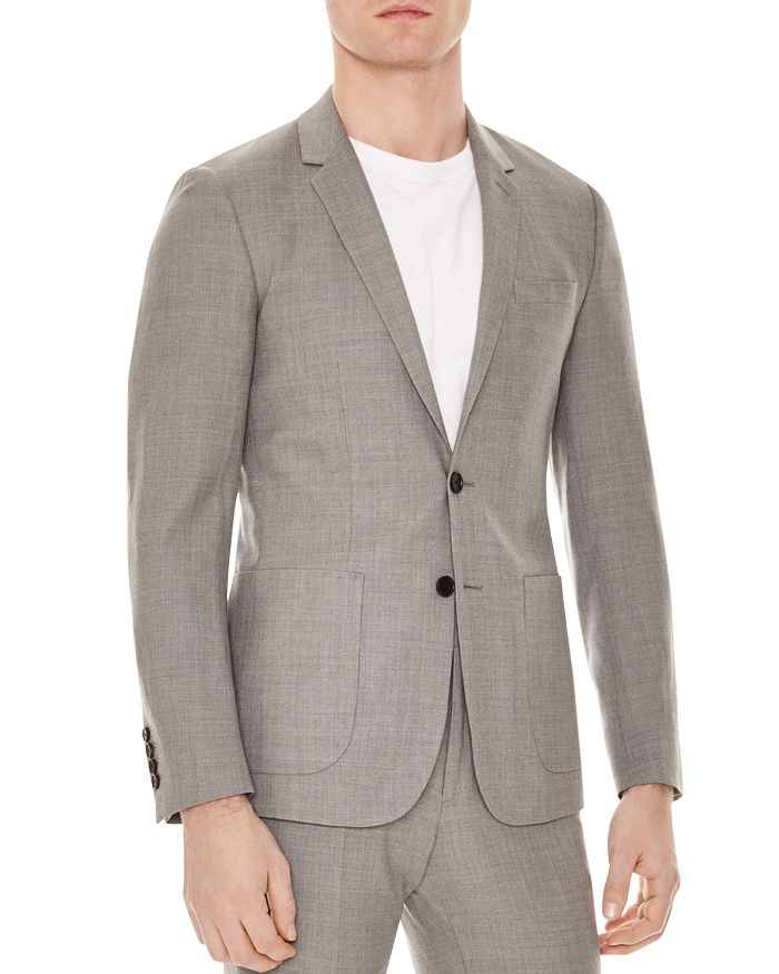 Sandro Legacy Slim Fit Suit Jacket In Light Grey