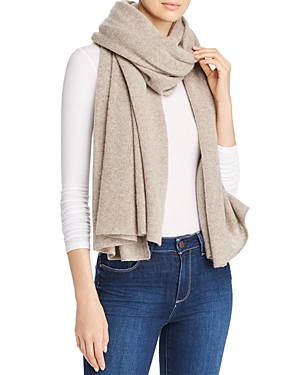 C By Bloomingdale's Cashmere Travel Wrap - 100% Exclusive In Sesame