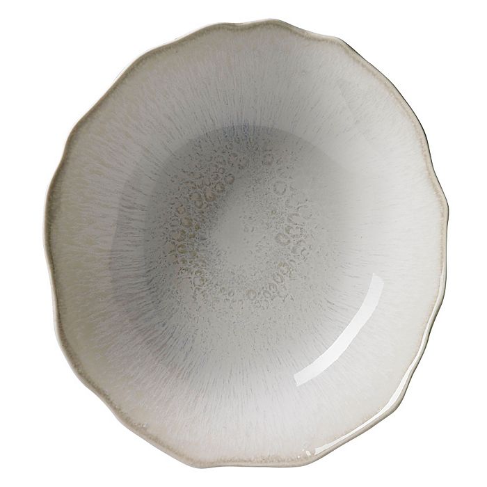 Jars Plume Dessert Plate In White Pearl