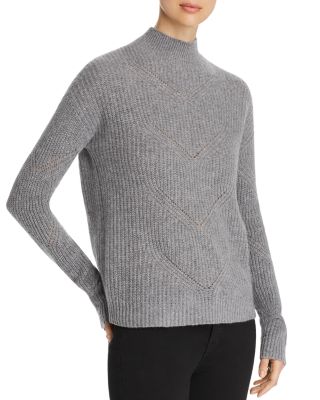 mock neck cashmere sweater