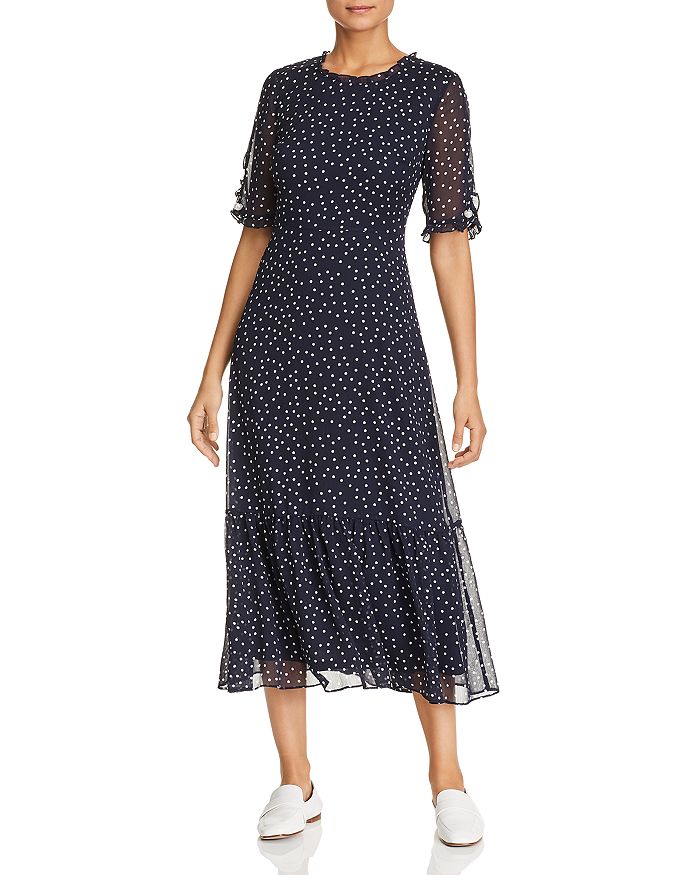 Karl lagerfeld polka dot dress discount