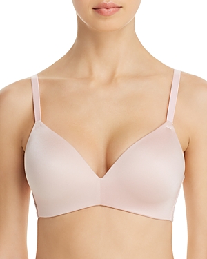 Shop B.tempt'd By Wacoal Future Foundation Wireless Bra With Lace In Rose Smoke
