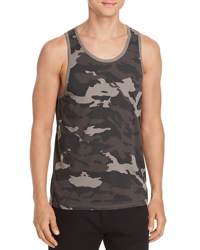 Atm Anthony Thomas Melillo Camouflage Print Tank - 100% Exclusive In Gray Camo