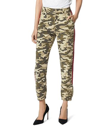 side stripe camo pants