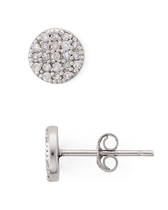 Bloomingdale's Marc & Marcella Diamond Circle Stud Earrings In Sterling Silver - 100% Exclusive