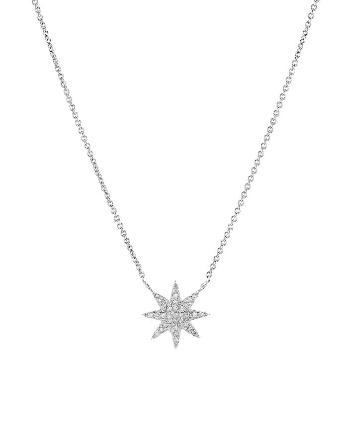 Bloomingdale's Marc & Marcella Diamond Power Burst Pendant Necklace In Sterling Silver, 15 - 100% Exclusive