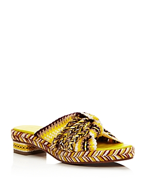 ANTOLINA WOMEN'S WOVEN SLIDE SANDALS,BELLA.013