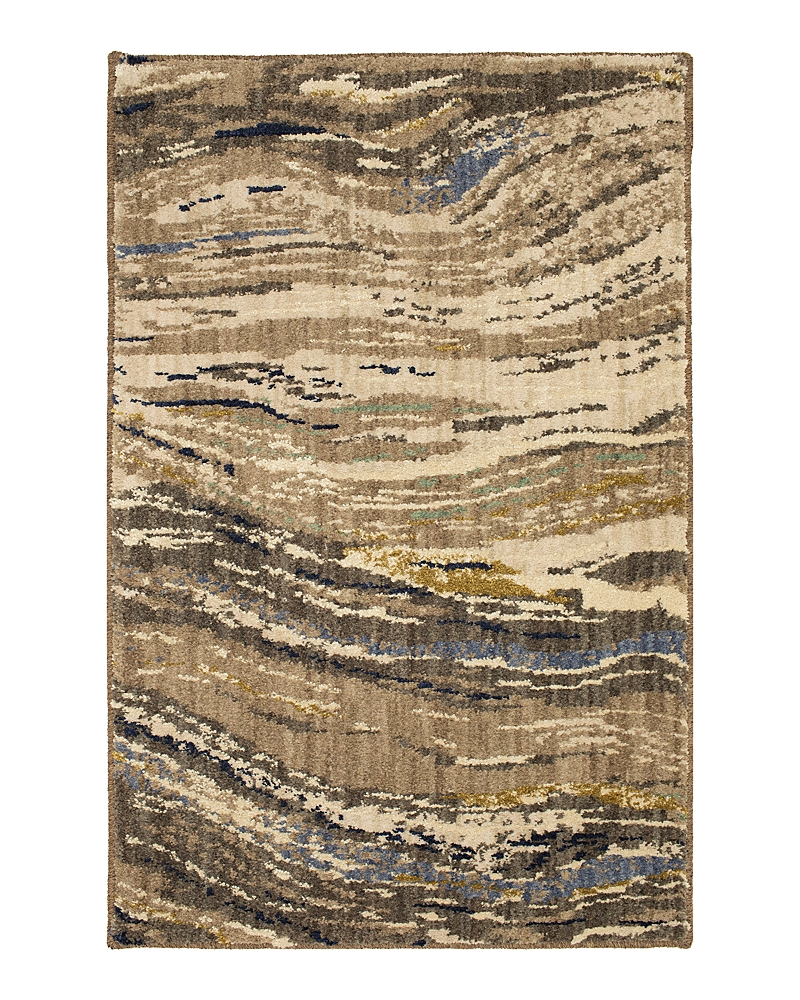 Karastan Enigma Continuum Area Rug, 2' X 3' In Smokey Gray