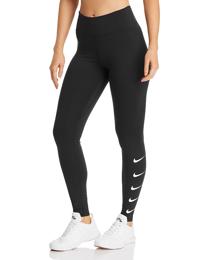 nike leggings swoosh logo