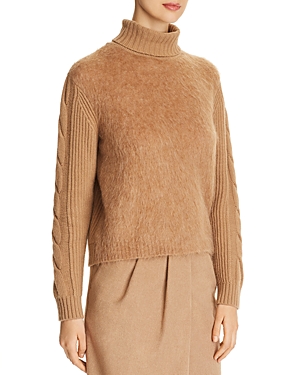MAX MARA Formia Virgin Wool & Cashmere Turtleneck Sweater,136606930000020